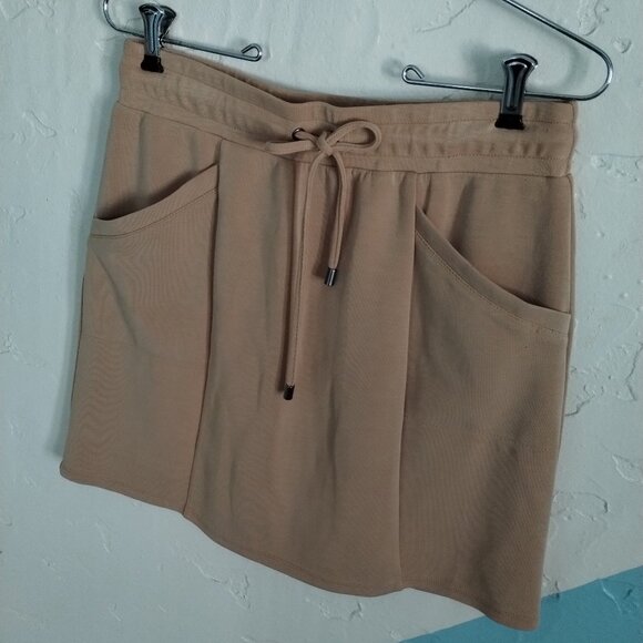 Cable & Gauge Sport Drawstring Khaki Skort - Picture 4 of 7